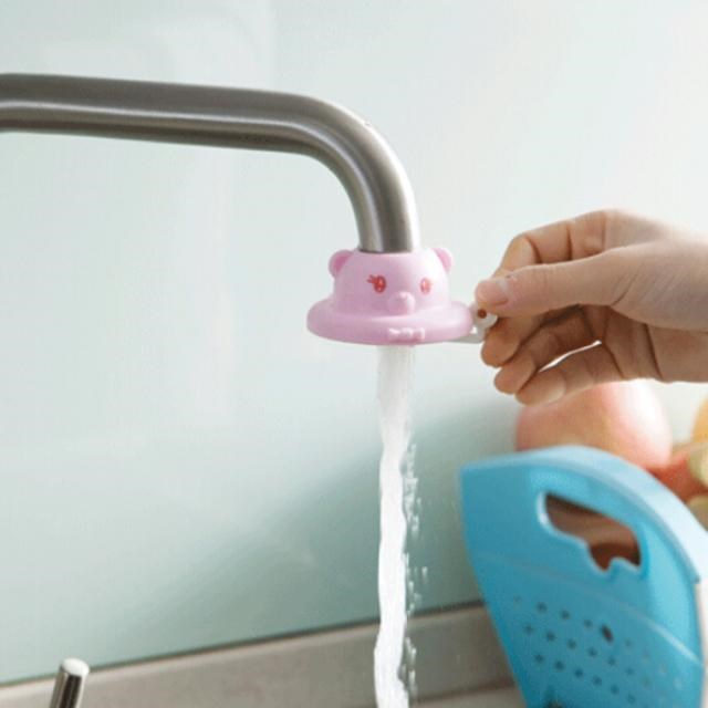 360 Degree Rotating Water Saver Tap Cartoon Creative Bathroo