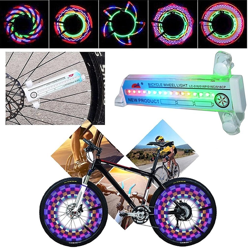 3D Bicycle Spoke LED Lights Illuminate The Streets With Fanc