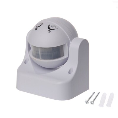 180° Outdoor IP44 Security PIR Infrared Motion Sensor Detec