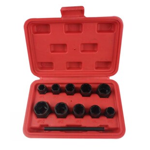 11Pcs Nut Bolt Removers Set Locking Wheel Bolt Nut Stud Extr
