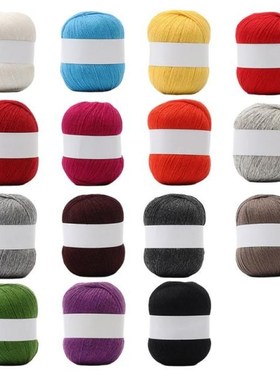 3 Sets Long Plush Cashmere Yarn 50g+20g/set Anti-pilling Han