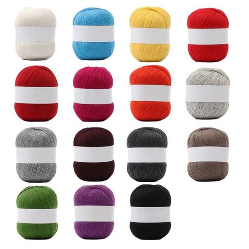 3 Sets Long Plush Cashmere Yarn 50g+20g/set Anti-pilling Han