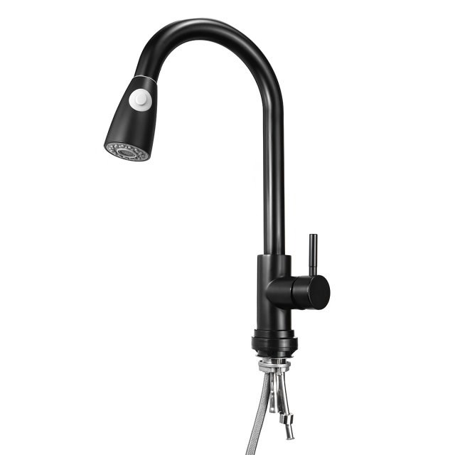 Blacked Kitchen Faucets Pull Out Kitchen Tap Single Handle S