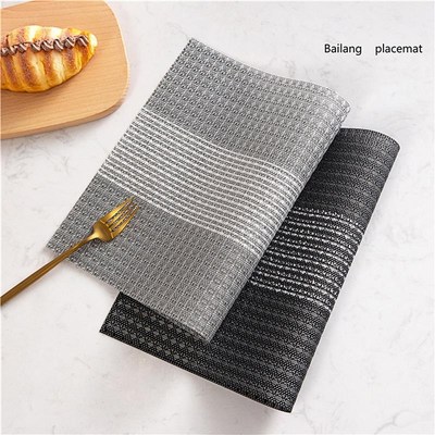 4pcs/set Nordic PVC Placemats Table Pads Dining Table Mats C