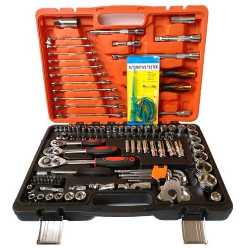 121 pc/set socket wrench combination set tool mechanic maint