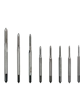 7XEA 10pcs Mini Screw Thread Metric Plugs Taps Set Point Str