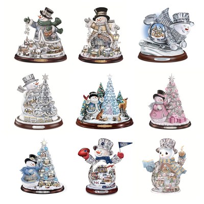 Christmas Tree Decorations Sculpture Train Window Stickers 3