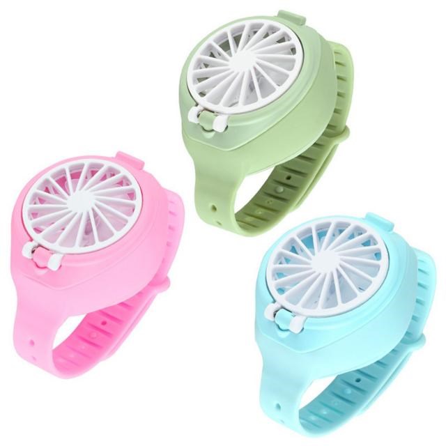 Handheld Electric Mini Watch Simple Fan Portable Summer Rech