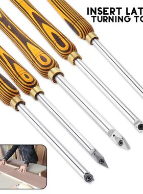 5 Types Lathe Wood Turning Tool Carbide Insert Cutter Tools