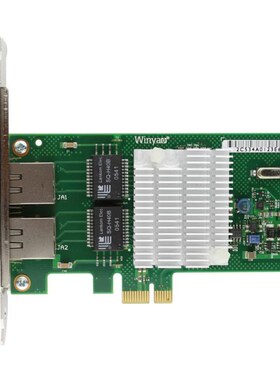 PCIe X1 Dual Port Gigabit Ethernet Network Adapter Card 1000