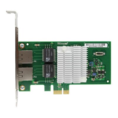 PCIe X1 Dual Port Gigabit Ethernet Network Adapter Card 1000