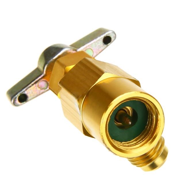 1pc Mayitr AC R134a Refrigerant Brass Tap Bottle Can Dispens