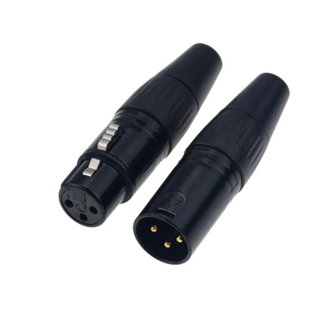 1pc Microphone 3 Pin XLR Balance Connector Socket Gold Plati