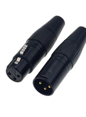 1pc Microphone 3 Pin XLR Balance Connector Socket Gold Plati