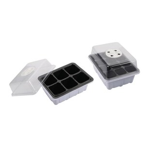 2 Pcs 6 Cell 12 Cell Cultivation Box with Breathable Holes H