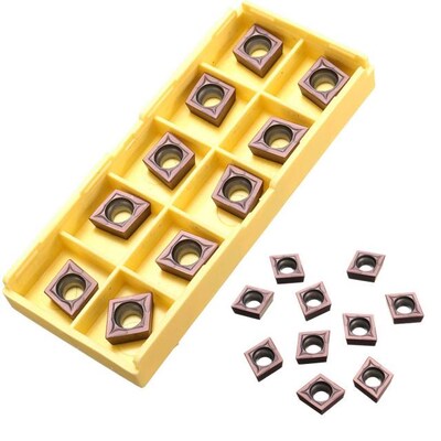 Hot Sale 10Pcs 14mm CCMT09T304 VP15TF Carbide Inserts Blade