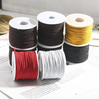 50M/Spool 40M/Spool 1mm 1.2mm 1.5mm Cotton Cord Nylon Cord T