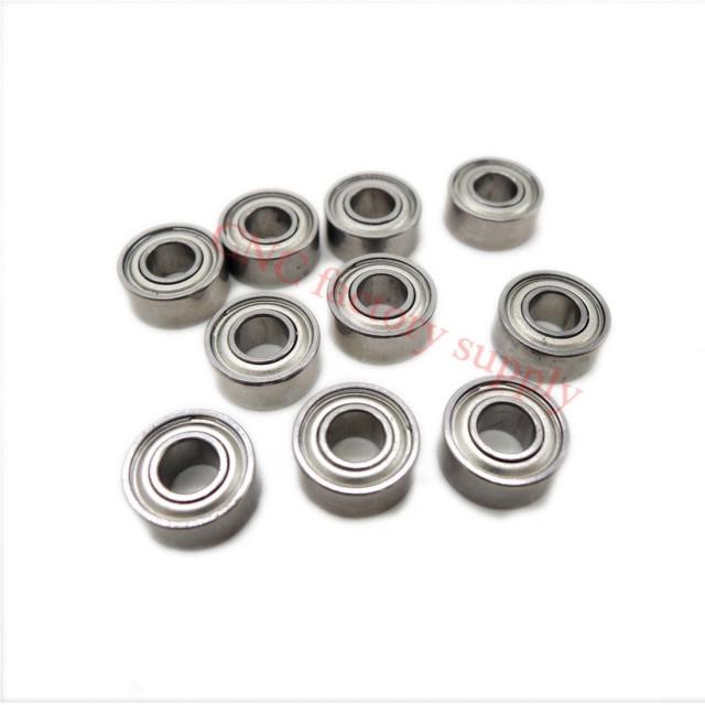 10pcs/lot Free shipping MR52ZZ 2X5X2.5mm Deep groove Ball Be