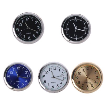 New Car Clock Stick-On Electronic Watch Dashboard Noctilucen