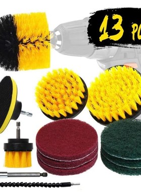 Drill Brush Cleaner Scrubbing Brushes 适用于 Bathroom Surfac