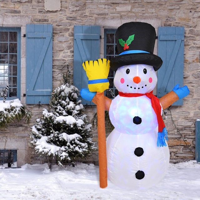 1.2 Meters Inflatable Snowman Doll Christmas Decorations for