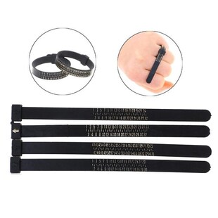 EU/HK/UK/US Ring Sizer Official Finger Measure Gauge Men and