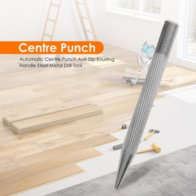 Automatic Centre Punch Unique Anti Slip Knurling Handle Cent
