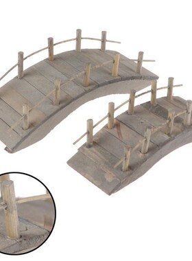 112 Dollhouse Garden Miniatures Bridge Mini Wooden Arch Bri