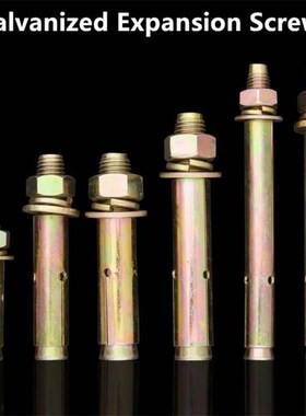 5Pcs/set M6-M12 Carbon Steel Galvanized Expansion Screw Bolt