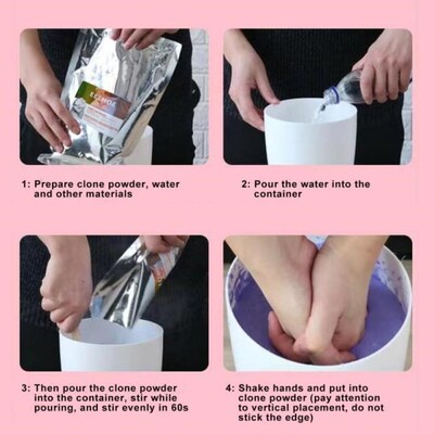 Hand Mold Mothers Day Gift Souvenir DIY Hand Foot Printing M