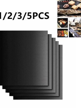 1/2/3/5 Pcs Outdoor Easy Clean Non-Stick PTFE Coated Fibergl