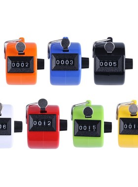 Digital Hand Tally Counter 4 Digit Number Manual Hand Held T