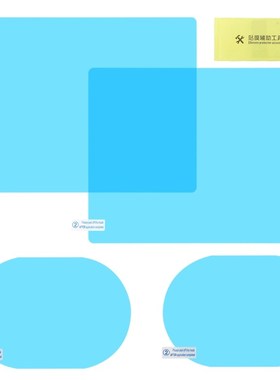 4 Pcs Car Rear View Mirror Rainproof Film Anti-Fog Clear Pro