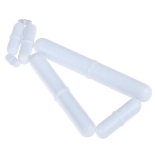 One Piece  PTFE Magnetic Stirrer Mixer Stir Bar White Color