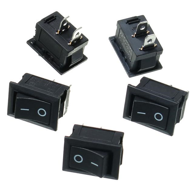 2Pin ON/OFF KCD1-101 10Pcs/Lot Rocker Push Button Mini Switc