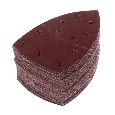 60pcs/set 11-hole Sandpapers Sanding Sheets Abrasive Discs G