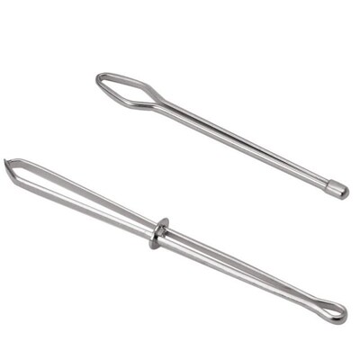 2pcs Wear Elastic Belt Wearing Rope Weaving Tools Stainless