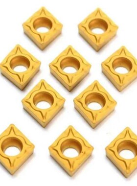 10pcs/box CCMT060204-HM YBC251 Carbide Insert Titanium Coate