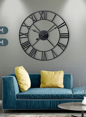 Newest 40cm/60cm Wall Clock Vintage Home Decor Livingroom Ro