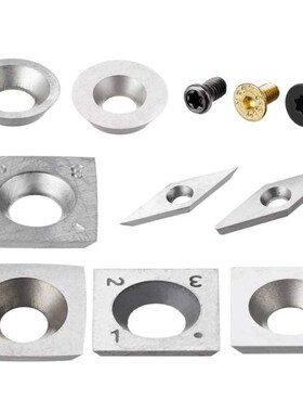 10Pcs/Set Wood High Hardness Carbide Insert Cutters Screws D