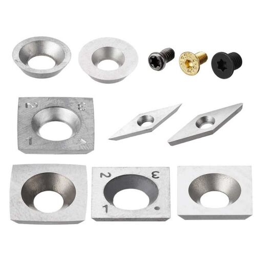 10Pcs/Set Wood High Hardness Carbide Insert Cutters Screws D