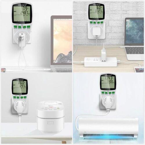 Plugs Plug-in Digital LCD Energy Monitor  Meter Electricity
