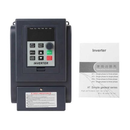 1-Phase 220V Input 3-Phase 380V Output 1.5KW VFD Variable Fr