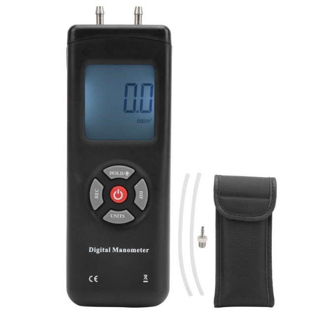 TL-102  Digital Manometer Digital Air Pressure Gauge Differe