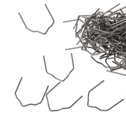 100 Pcs Pre-cut Hot Flat Staples V-Shape Plastic Stapler Rep