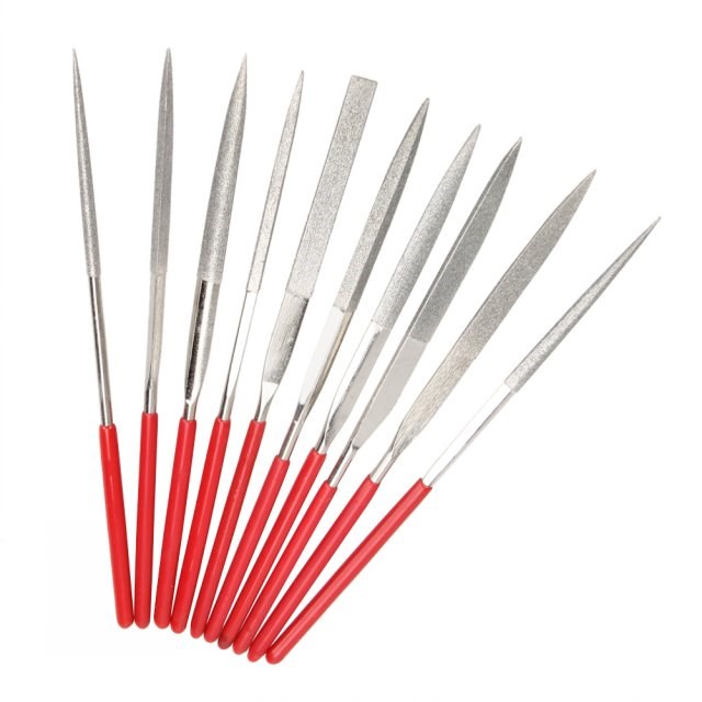 10pcs Diamond Mini Needle File Set Handy Ceramic Crafts DIY