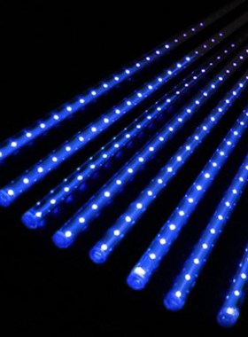 30cm LED Lights Meteor Shower Rain 8Tube Xmas Tree Outdoor L