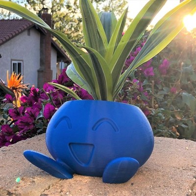 Oddish Planter Oddish Flower Succulent Succulent Flower Pot