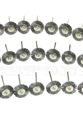 20PCS Stainless Steel Wire Wheel Brush Cleaner Polishing Gri