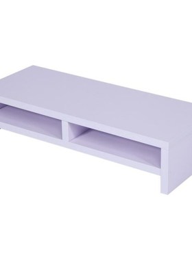 2-Tier Desktop Monitor Stand Shelf Plinth TV LCD Laptop PC S